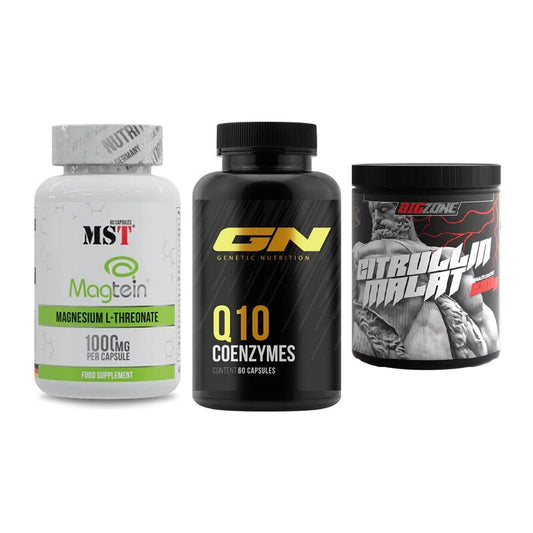 Ausdauer-Set: MST Magnesium + GN Q10 Health + Big Zone Citrull – alle enthaltenen Artikel
