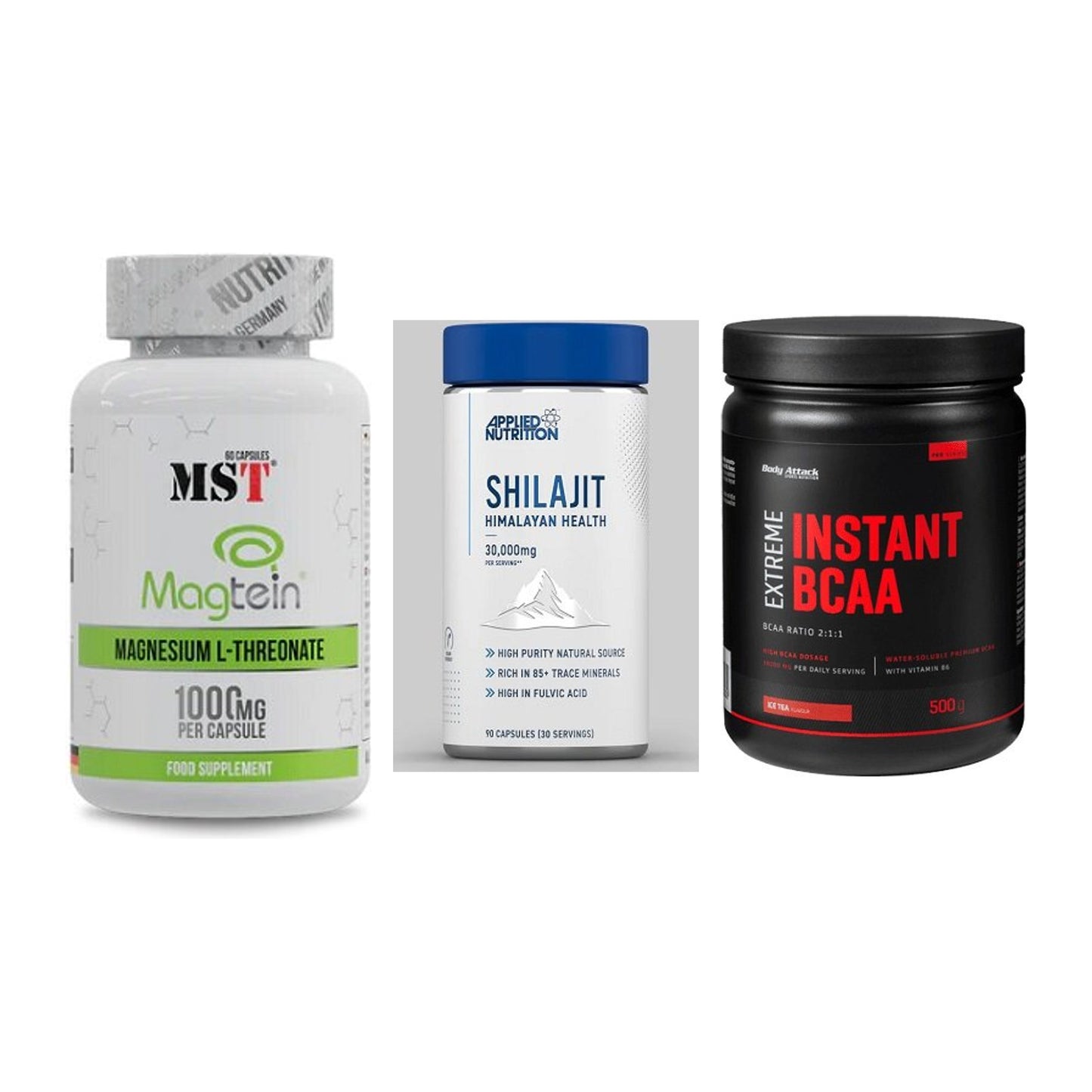 Ausdauer-Set: MST Magnesium + Applied Nutritio + Body Attack – alle enthaltenen Artikel