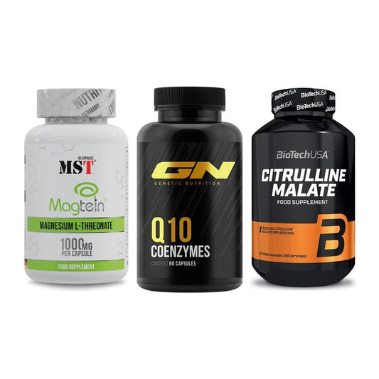 Ausdauer-Set: MST Magnesium + GN Q10 Health + BioTech Citrulli – alle enthaltenen Artikel
