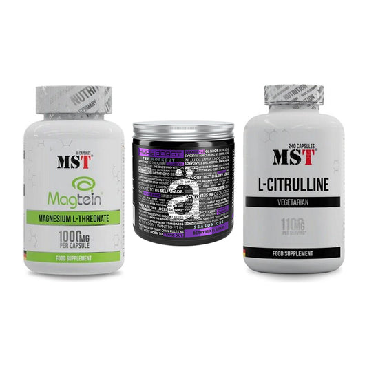 Ausdauer-Set: MST Magnesium + Nanosupps Hype + MST Citrulline – alle enthaltenen Artikel