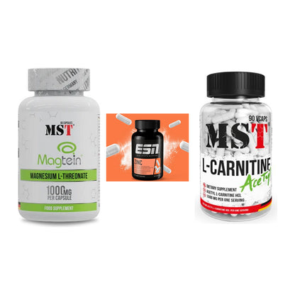 Ausdauer-Set: MST Magnesium + ESN Zinc + MST L-Carnitine – alle enthaltenen Artikel