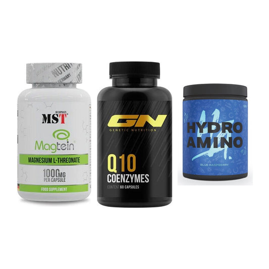 Ausdauer-Set: MST Magnesium + GN Q10 Health + Nanosupps Hydro – alle enthaltenen Artikel