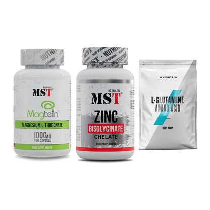Ausdauer-Set: MST Magnesium + MST Zinc Chelate + MyProtein – alle enthaltenen Artikel