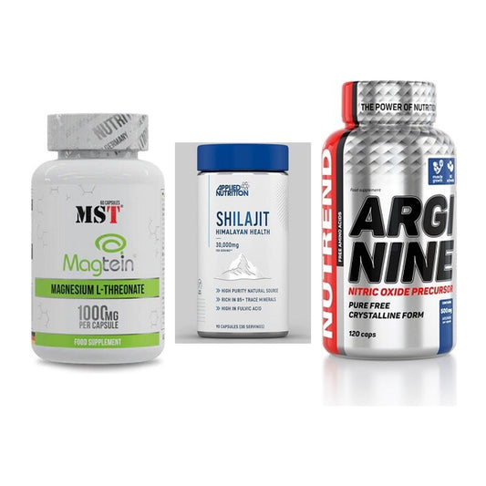 Ausdauer-Set: MST Magnesium + Applied Nutritio + Nutrend Arginine – alle enthaltenen Artikel