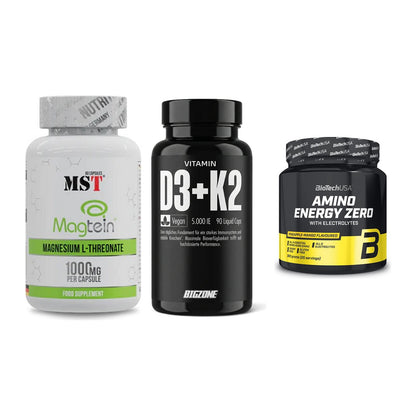 Ausdauer-Set: MST Magnesium + Big Zone Vitamin + BioTech Amino – alle enthaltenen Artikel