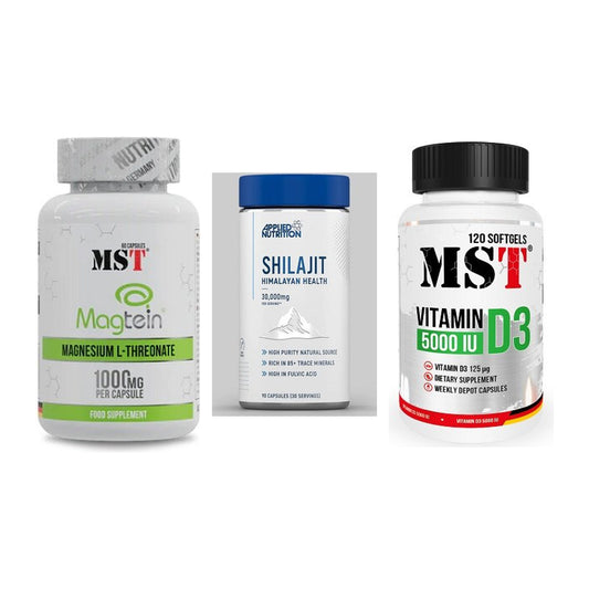 Ausdauer-Set: MST Magnesium + Applied Nutritio + MST Vitamin D3 – alle enthaltenen Artikel