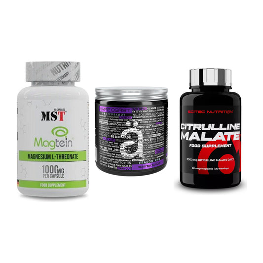 Ausdauer-Set: MST Magnesium + Nanosupps Hype + Scitec Citrullin – alle enthaltenen Artikel