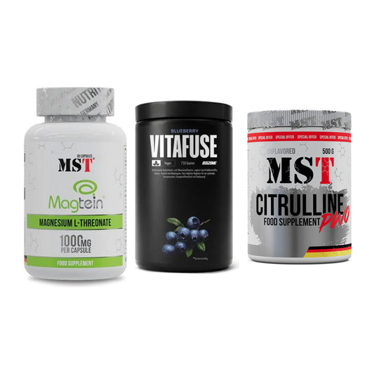 Ausdauer-Set: MST Magnesium + Big Zone Vitafus + MST Citrulline – alle enthaltenen Artikel