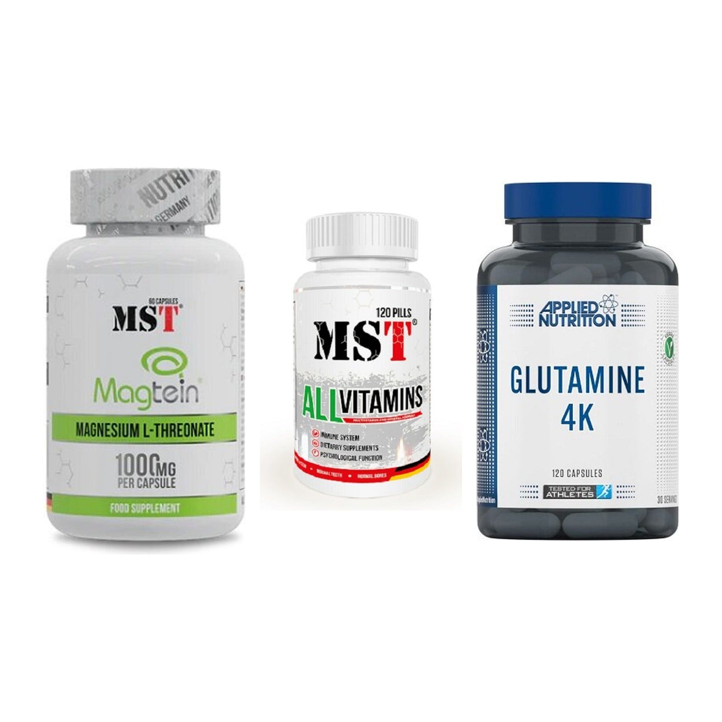Ausdauer-Set: MST Magnesium + MST All Vitamins + Applied Nutritio – alle enthaltenen Artikel