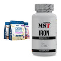 Basis-Set: Applied Nutrition 100% Casein + MST Iron Bisglycinate – alle enthaltenen Artikel