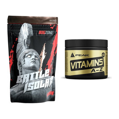 Basis-Set: Big Zone Battle Isolate + Peak Vitamin A-Z 180 Tabl. – alle enthaltenen Artikel