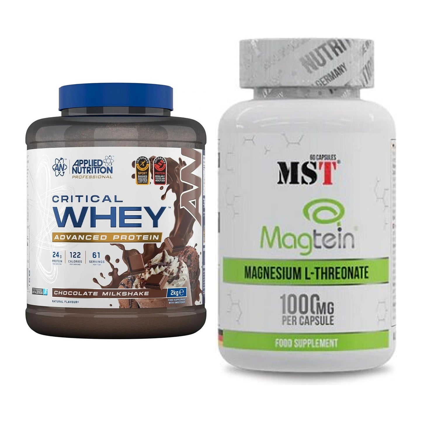 Basis-Set: Applied Nutrition Critical + MST Magnesium L-Threonate – alle enthaltenen Artikel