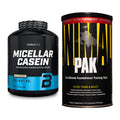 Basis-Set: BioTech Micellar Casein + Universal Animal Pak 44 Serv. – alle enthaltenen Artikel