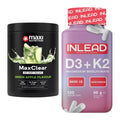 Basis-Set: MaxiNutrition MaxClear 100% + INLEAD Vitamin D3 + K2 – alle enthaltenen Artikel