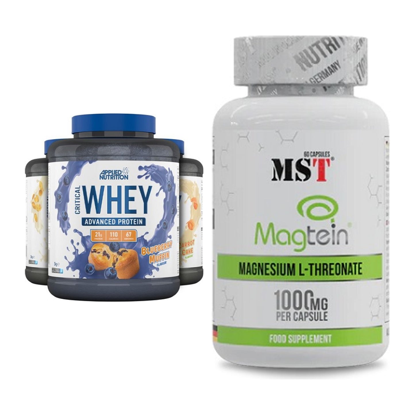 Basis-Set: Applied Nutrition Critical + MST Magnesium L-Threonate – alle enthaltenen Artikel