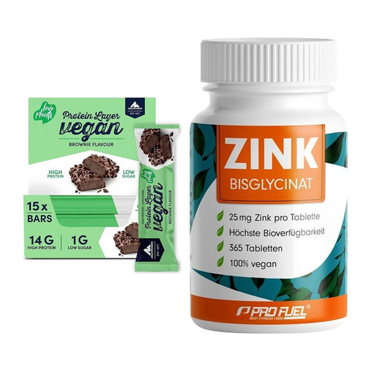 Basis-Set: Multipower Vegan Protein + ProFuel Zink Bisclycinat – alle enthaltenen Artikel