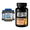 Basis-Set: Applied Nutrition Critical Whey + ESN Vitamin Stack – alle enthaltenen Artikel