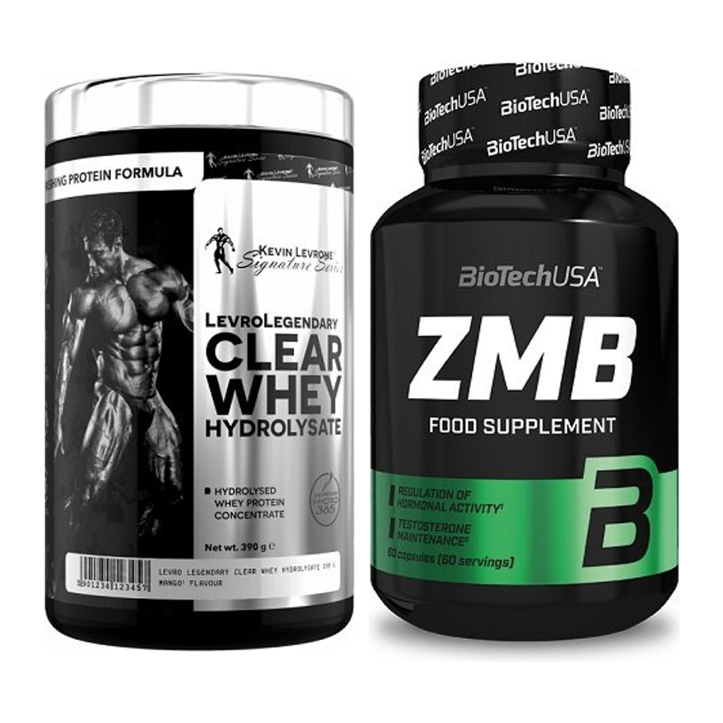Basis-Set: Kevin Levrone Clear Whey + BioTech ZMB – alle enthaltenen Artikel