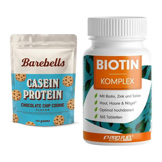 Basis-Set: Barebells Casein Protein + ProFuel BIOTIN Komplex – alle enthaltenen Artikel
