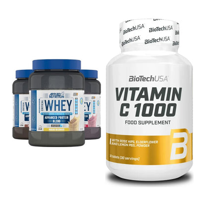 Basis-Set: Applied Nutrition Critical + BioTech Vitamin C 1000 30 – alle enthaltenen Artikel