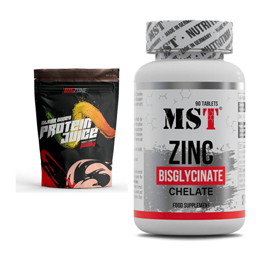 Basis-Set: Big Zone Clear Whey Protein + MST Zinc Chelate – alle enthaltenen Artikel