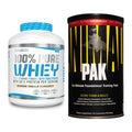 Basis-Set: BioTech 100% Pure Whey + Universal Animal Pak 44 Serv. – alle enthaltenen Artikel