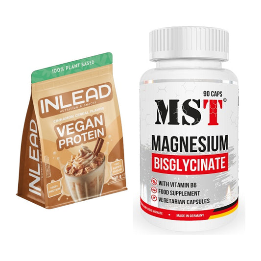 Basis-Set: INLEAD Vegan Protein + MST Magnesium Bisglycinat – alle enthaltenen Artikel