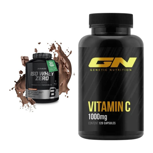 Basis-Set: BioTech Iso Whey Zero Black + GN Vitamin C Health Line – alle enthaltenen Artikel