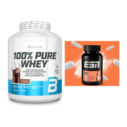 Basis-Set: BioTech 100% Pure Whey + ESN Zinc – alle enthaltenen Artikel