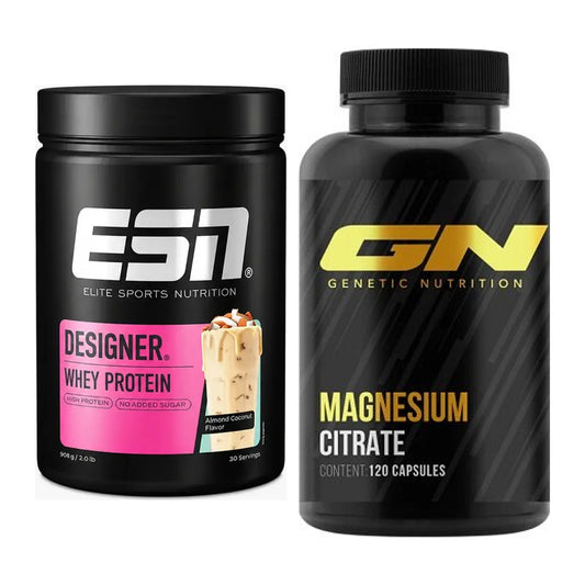 Basis-Set: ESN Designer Whey + GN Magnesium Citrate – alle enthaltenen Artikel