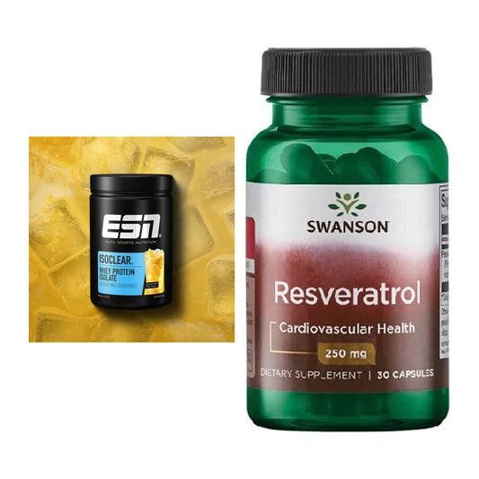 Basis-Set: ESN ISOCLEAR Whey Isolate + Swanson Resveratrol – alle enthaltenen Artikel
