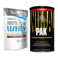 Basis-Set: BioTech 100% Pure Whey + Universal Animal Pak 44 Serv. – alle enthaltenen Artikel