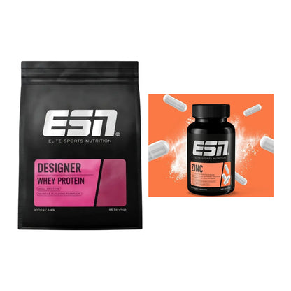 Basis-Set: ESN Designer Whey + ESN Zinc – alle enthaltenen Artikel