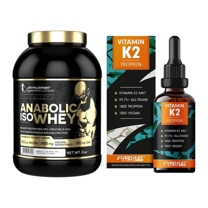 Basis-Set: Kevin Levrone Anabolic Iso + ProFuel Vitamin K2 (1800 – alle enthaltenen Artikel