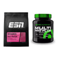 Basis-Set: ESN Designer Whey + Scitec Multi Pro Plus 30 Packs – alle enthaltenen Artikel