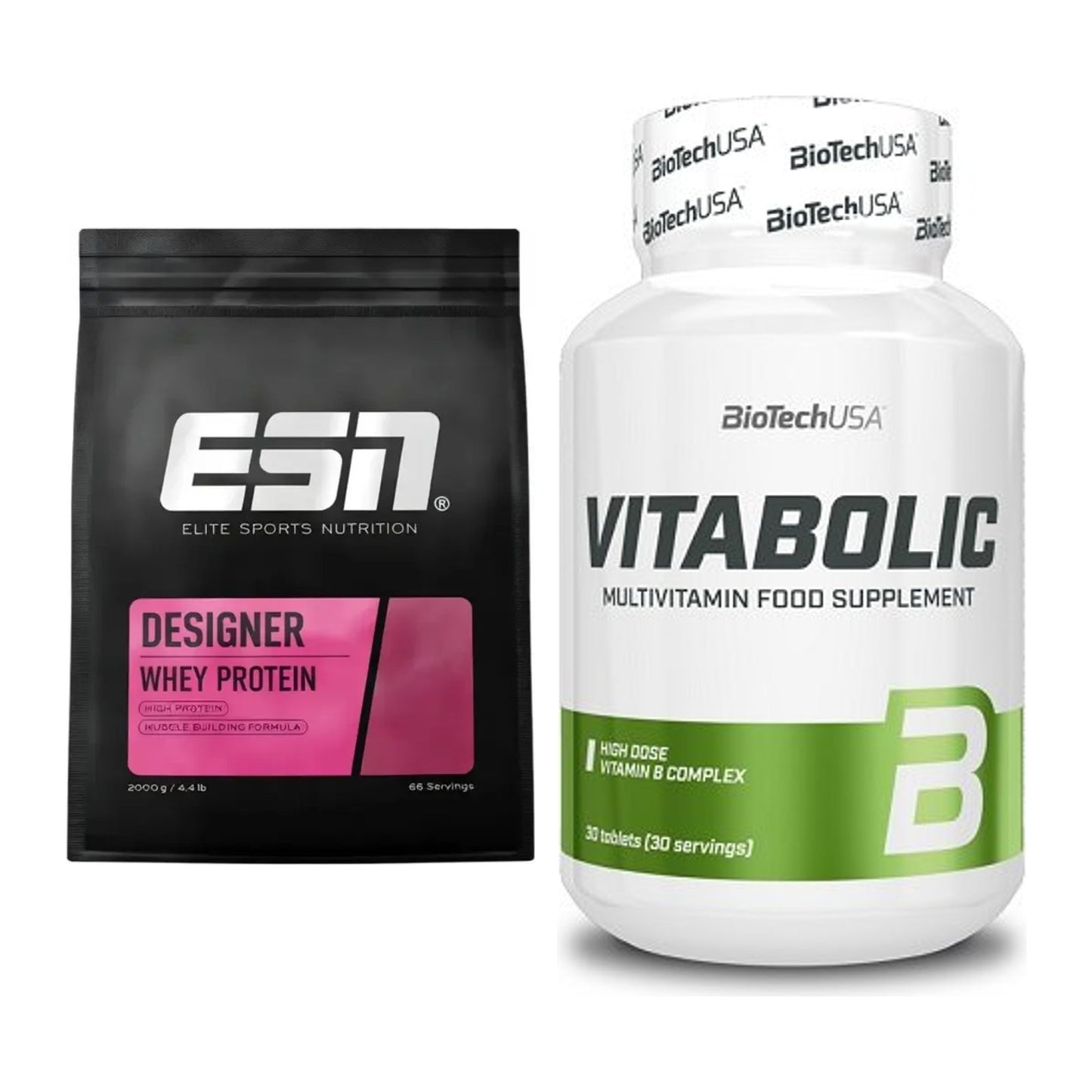 Basis-Set: ESN Designer Whey + BioTech Vitabolic 30 Tabl. – alle enthaltenen Artikel