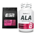 Basis-Set: ESN Designer Whey + BioTech ALA alpha lipoic acid – alle enthaltenen Artikel