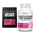 Basis-Set: ESN Designer Whey + BioTech Multivitamin für Frau 60 – alle enthaltenen Artikel