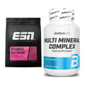 Basis-Set: ESN Designer Whey + BioTech Multi Mineral Complex 100 – alle enthaltenen Artikel