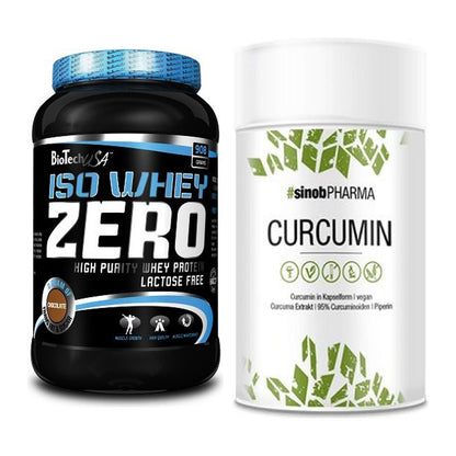 Basis-Set: BioTech Iso Whey Zero + Sinob Curcumin 95% – alle enthaltenen Artikel