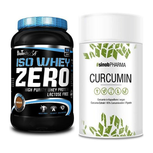 Basis-Set: BioTech Iso Whey Zero + Sinob Curcumin 95% – alle enthaltenen Artikel