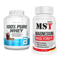 Basis-Set: BioTech 100% Pure Whey + MST Magnesium Bisglycinat – alle enthaltenen Artikel