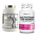 Basis-Set: Kevin Levrone Gold Whey + BioTech Multivitamin für Frau 60 – alle enthaltenen Artikel