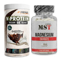 Basis-Set: ProFuel V-PROTEIN vegan 4K blend + MST Magnesium Taurat – alle enthaltenen Artikel