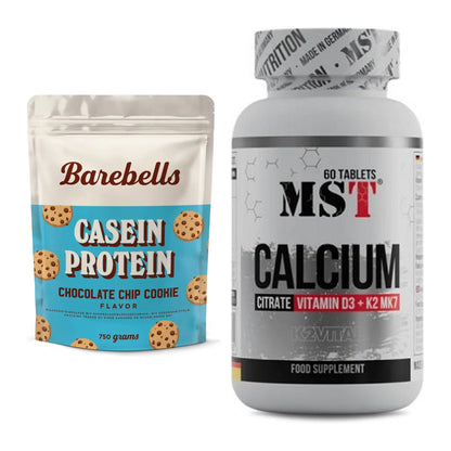 Basis-Set: Barebells Casein Protein + MST Calcium Citrate D3 + K2Vital – alle enthaltenen Artikel