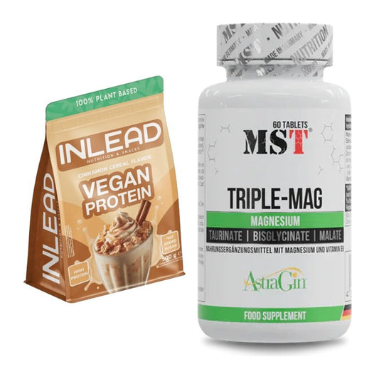 Basis-Set: INLEAD Vegan Protein + MST Tripple Mag – alle enthaltenen Artikel