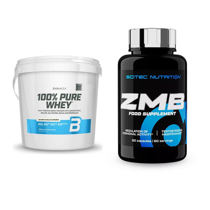 Basis-Set: BioTech 100% Pure Whey + Scitec ZMB – alle enthaltenen Artikel