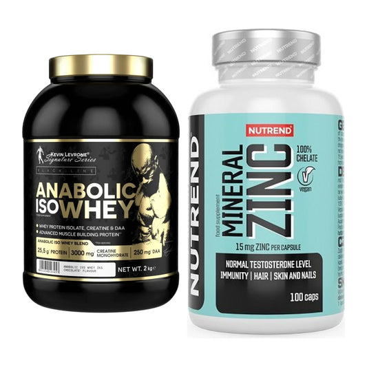 Basis-Set: Kevin Levrone Anabolic Iso Whey + Nutrend Zinc Chelate 15mg – alle enthaltenen Artikel