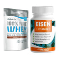 Basis-Set: BioTech 100% Pure Whey + ProFuel EISEN + nat. Vitamin C – alle enthaltenen Artikel
