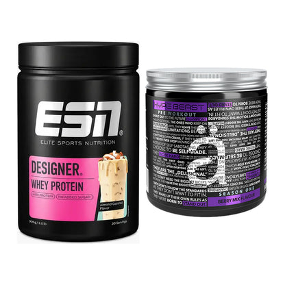 Basis-Set: ESN Designer Whey + Nanosupps Hype Beast – alle enthaltenen Artikel
